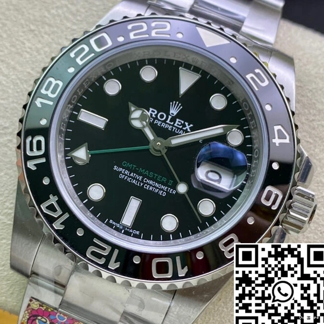 II Rolex 116710LN-78200 Black Master Clean Dial Factory GMT 1231